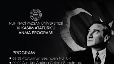 10 Kasım Atatürk'ü Anma Programı