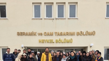 İÇT: ERCİYES ÜNİVERSİTESİ SERAMİK BÖLÜMÜ TEKNİK GEZİSİ